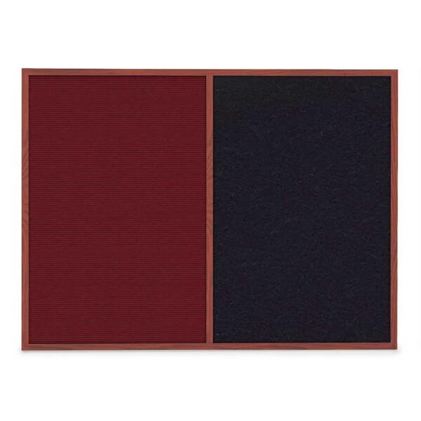 Sliding Door Indoor Enclosed Corkboard, 3